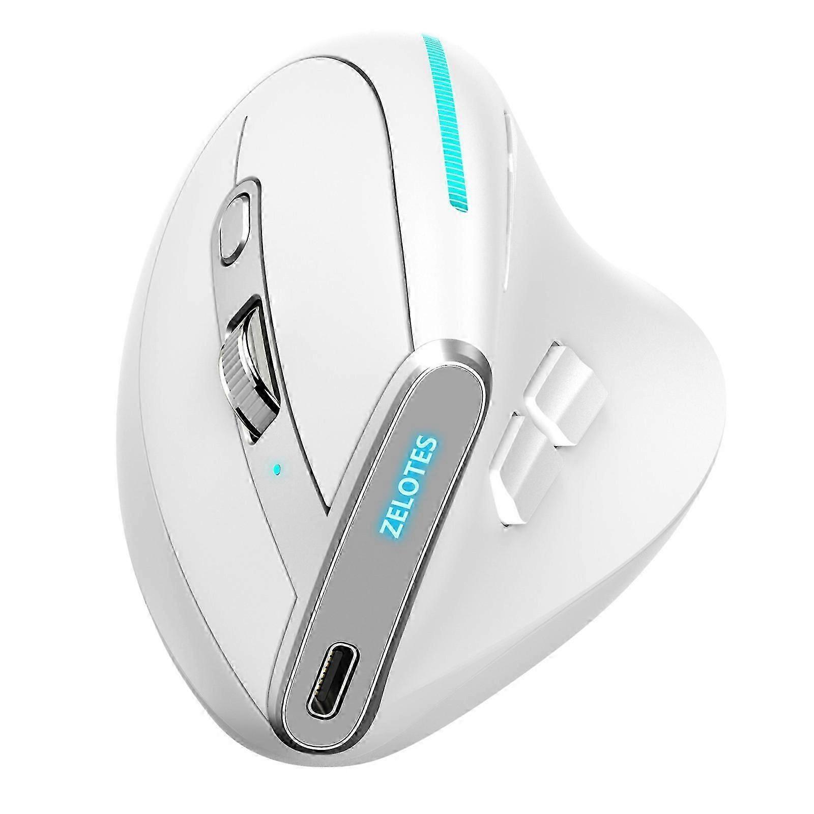 Wireless Mouse Bluetooth-compatible Mouse 2.4G Wireless Portable Optical Mouse Ergonomic Right Hand Computer Mouse