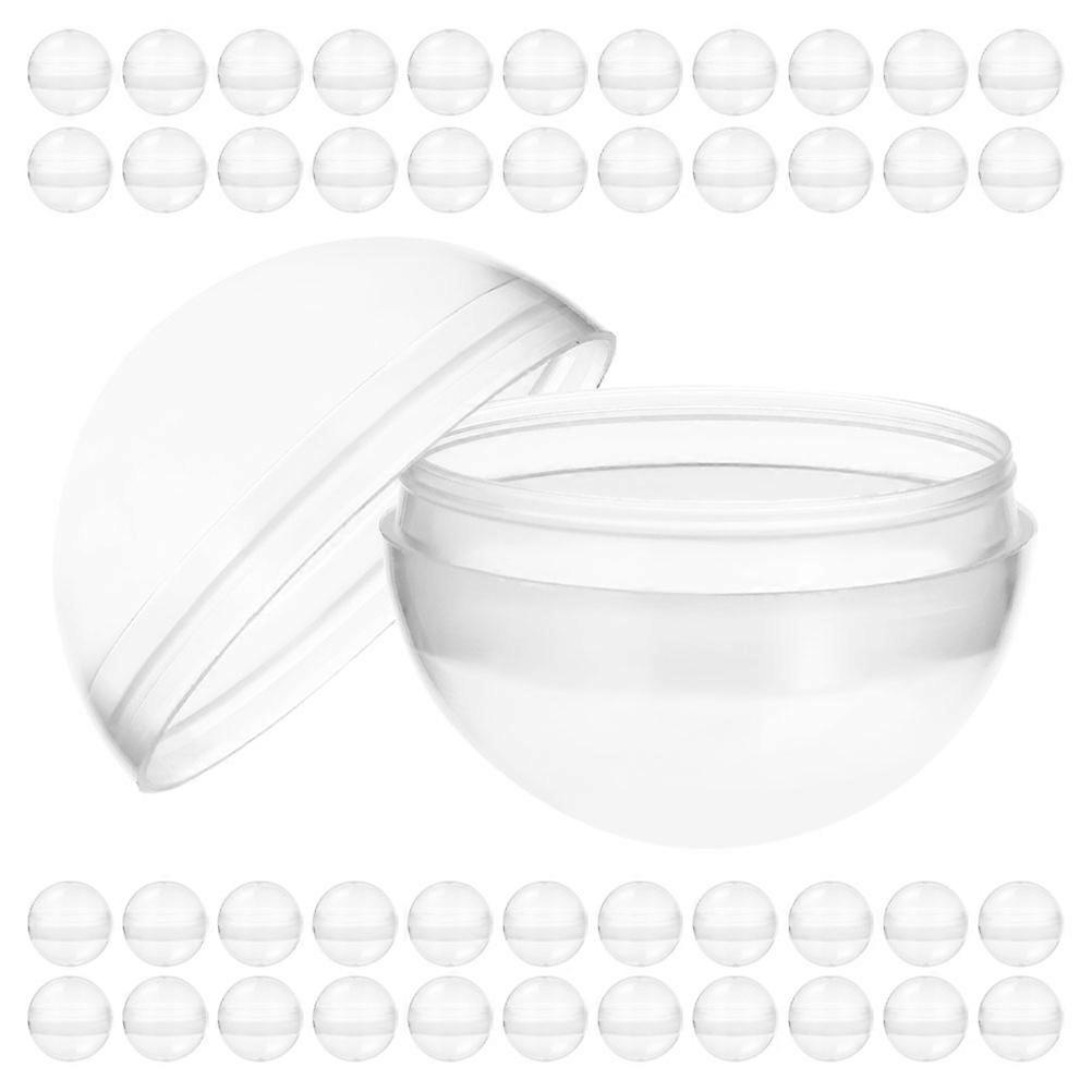 100Pcs Empty Clear Balls for Gumball Machine Capsules Vending Machine Toys Small Containers for Surprise Prize Party Favor