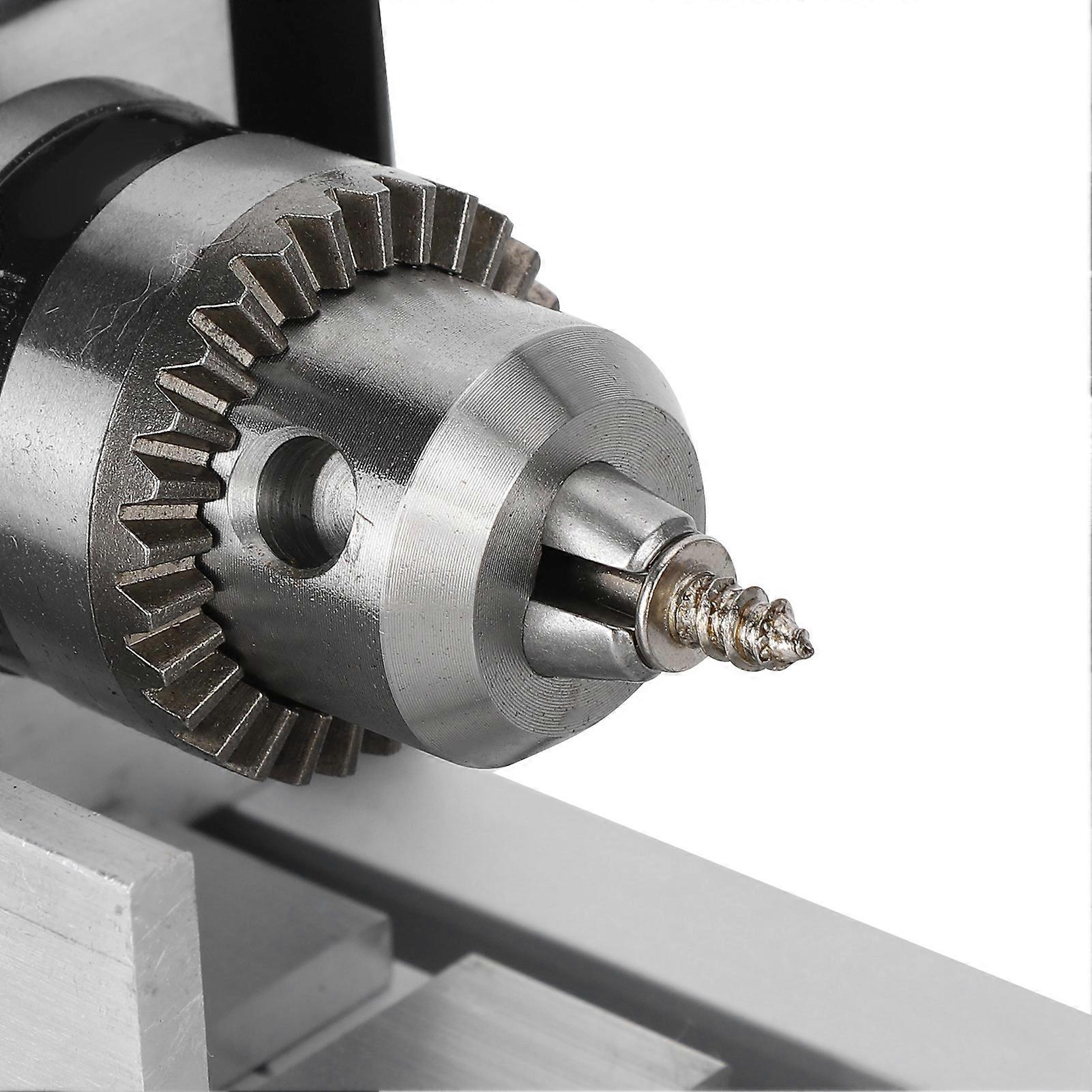 Mini Lathe Beads Machine Polishing Cutting Sanding DIY Woodworking Equipment