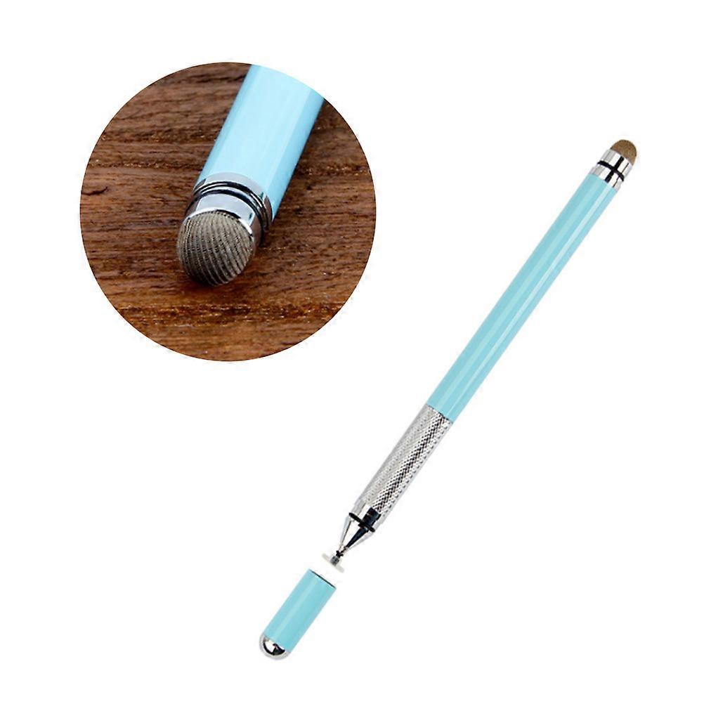 2 in 1 Metal Painting Stylus Active Capacitive Pen for Phone and Tablet Blue