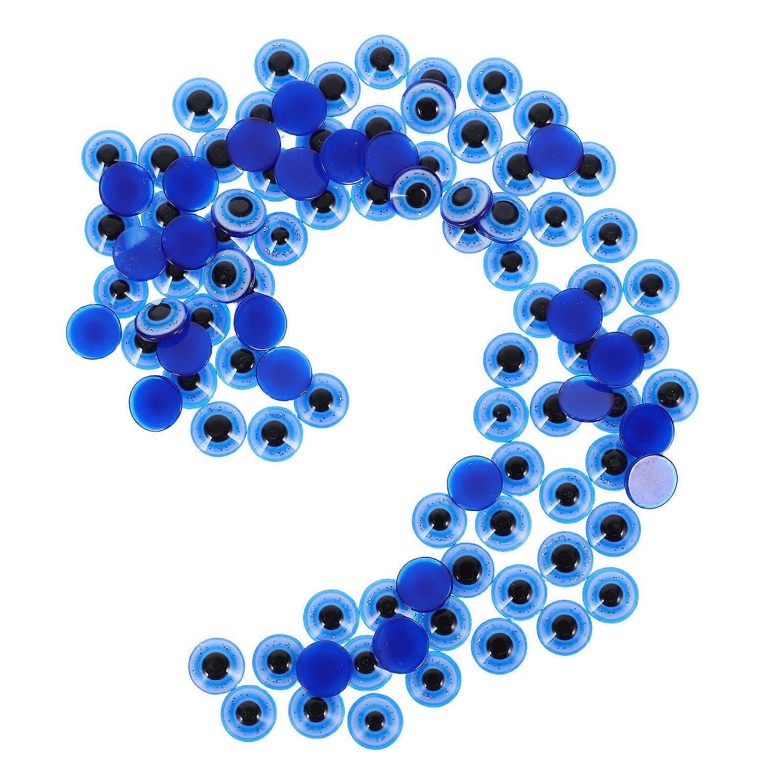 Evil Eye Keychain Diy Craft Materials Multi Color 0.80X0.80X0.20cm Gradient Design For Clay Dolls 100Pcs