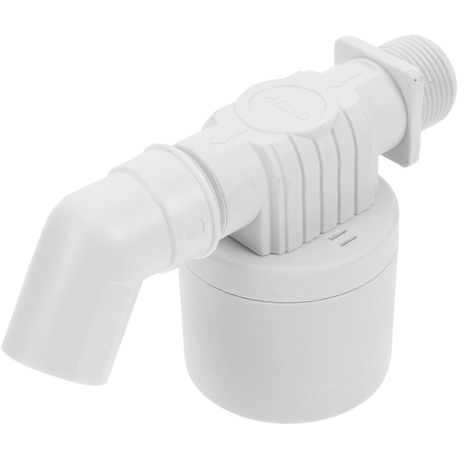 White Automatic Water Level Control Valve for Water Tanks Made of PA Nylon 3/4 Inch Inside Style