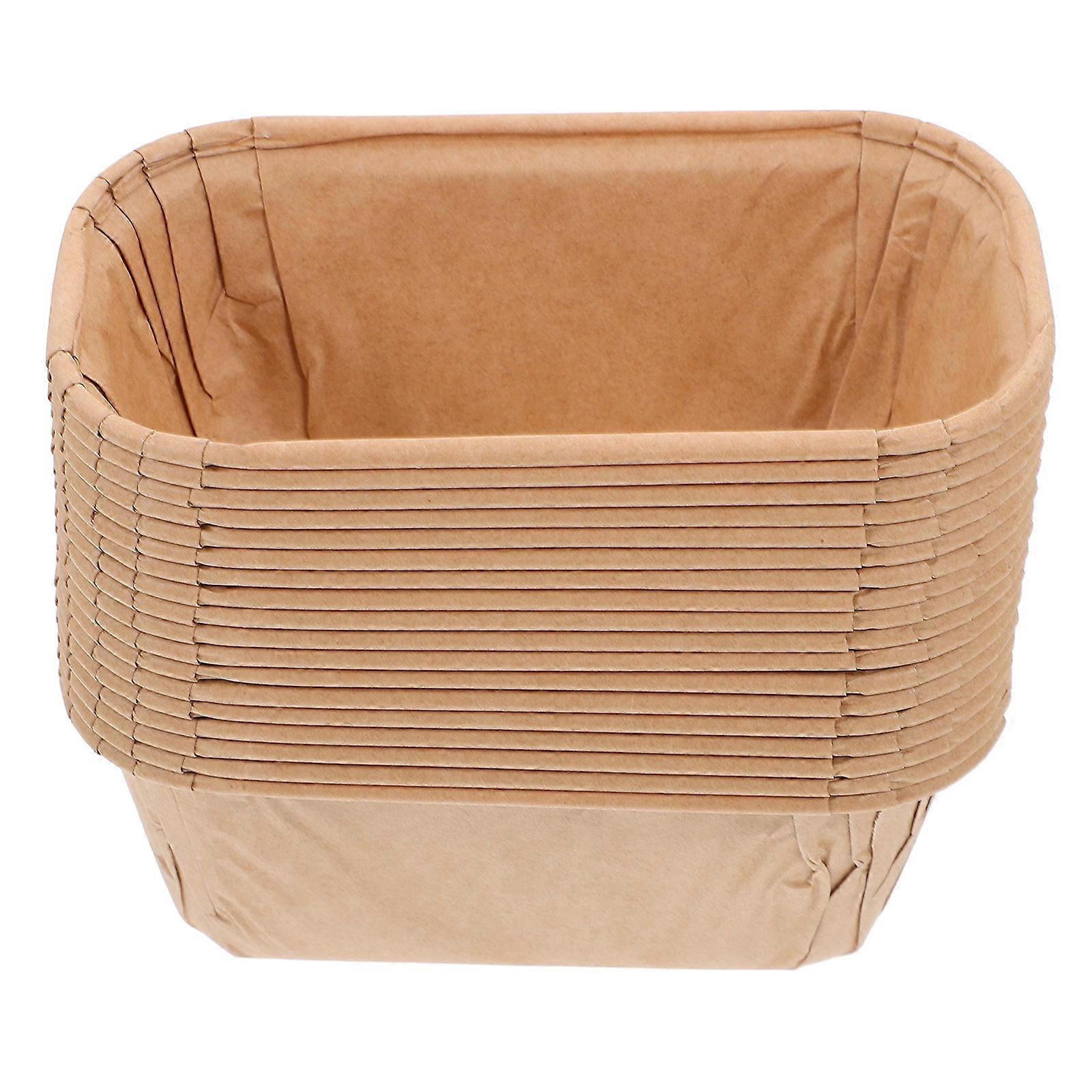 Cupcake Baking Paper Cups 50Pcs Khaki Color Ideal For Birthday Parties Home Bakers Safe Usage