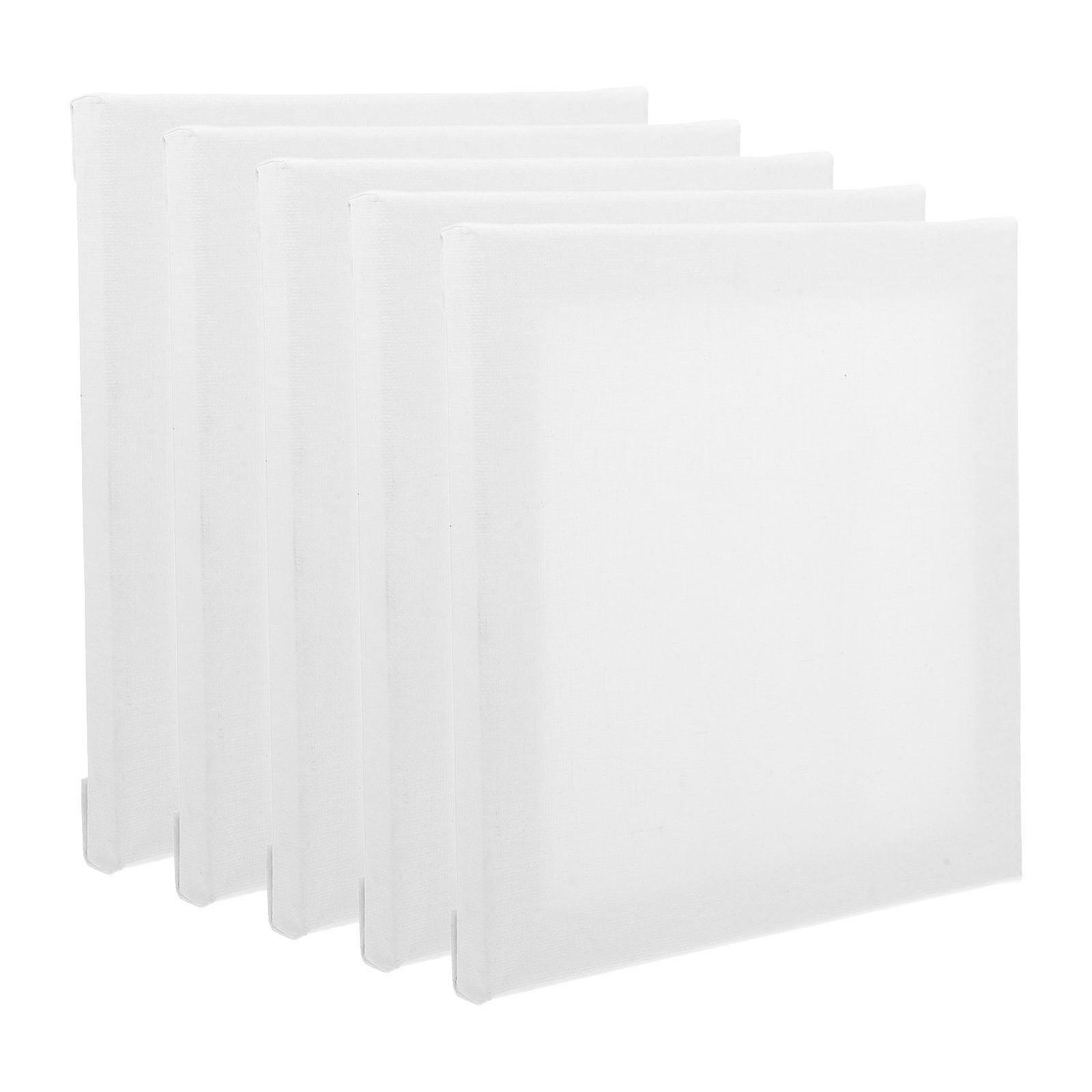 Blank Paint Board Cotton Linen Material Craft Project Enthusiasts 5Pcs