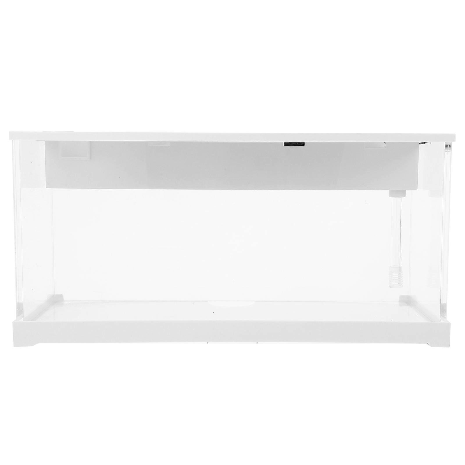Unique Fish Tank Desktop Fish Tank With Filtration System For Office Setting 14.9×6.9×5.7in 1Pack
