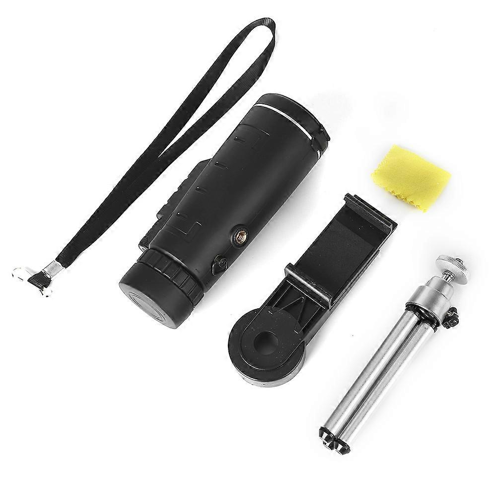 40×60 High Definition Monocular Green Film Optical Lens Telescope With Mini Tripod