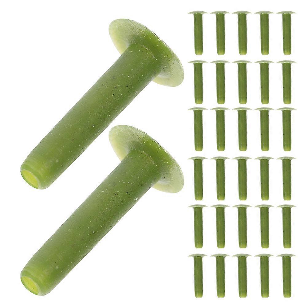 200pcs Plastic Flower Nails for Artificial Bouquet Crafting – Flexible, Floral Stem Pegs Resistant to Deformation and Fading, Versatile DIY Flower