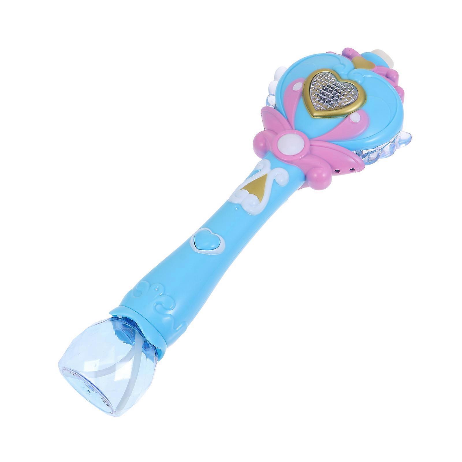 Bubble Machine For Kids And Family Blue Electric Bubble Maker Toy With Music Playing Feature 1 Set