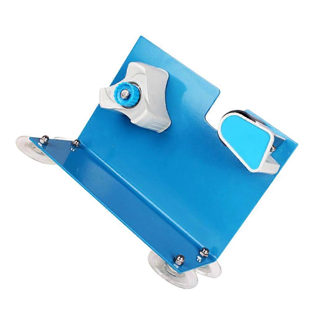Blue Desktop Tape with Serrated for Home Use Efficient Packing Tool Made of Iron and Plastic 7.5 Inches