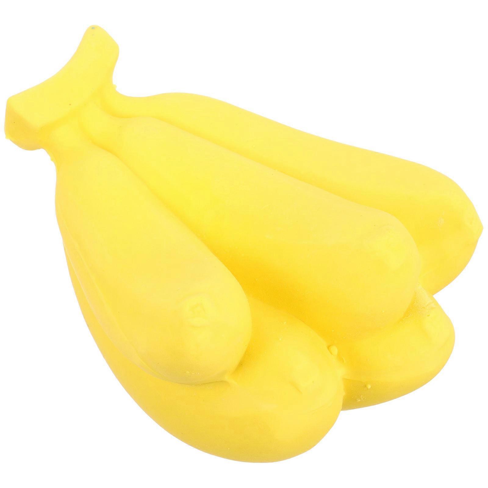 Interactive Chewing Banana Shape Toys For Pets Offering Sound Making Delight 1Pcs