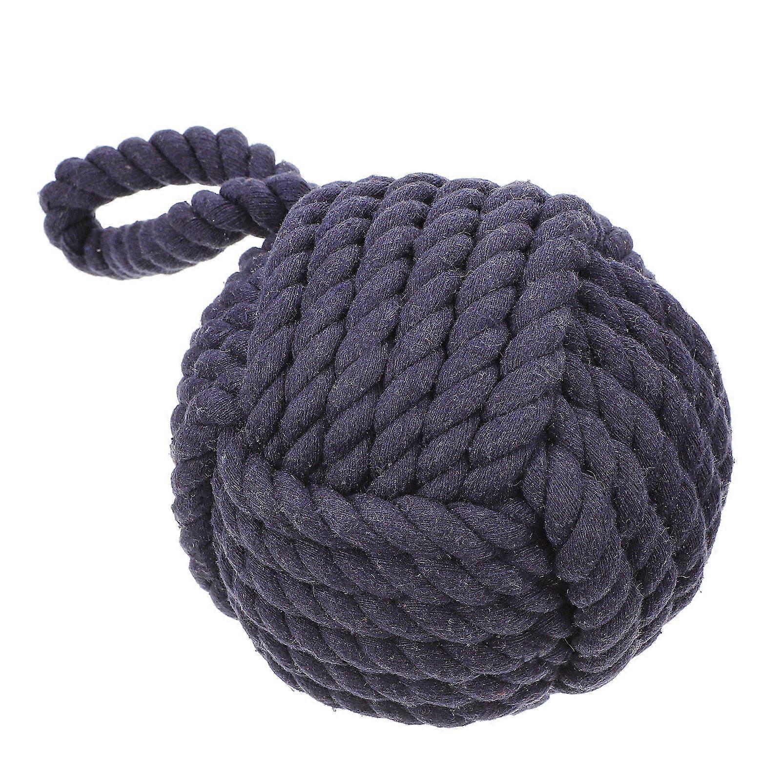 Soft Ball Door Protector Cotton Linen For Bathroom Use 15x15x15cm Anti-collision 1Pack