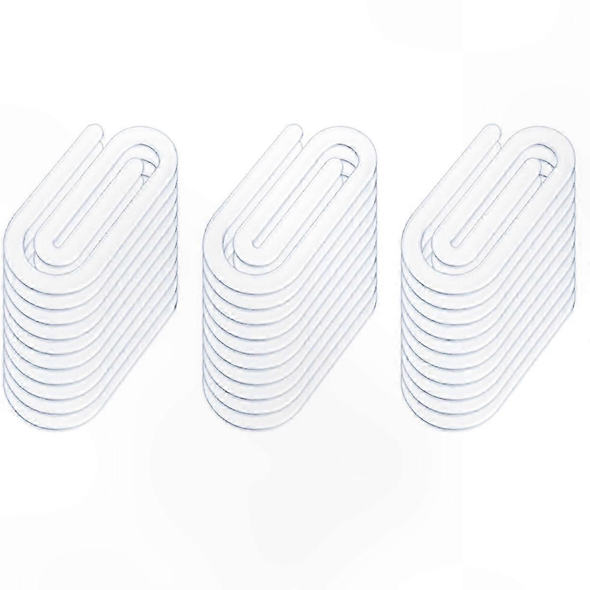 30 Pack Acrylic Office Clips for Document Organization and Decoration
