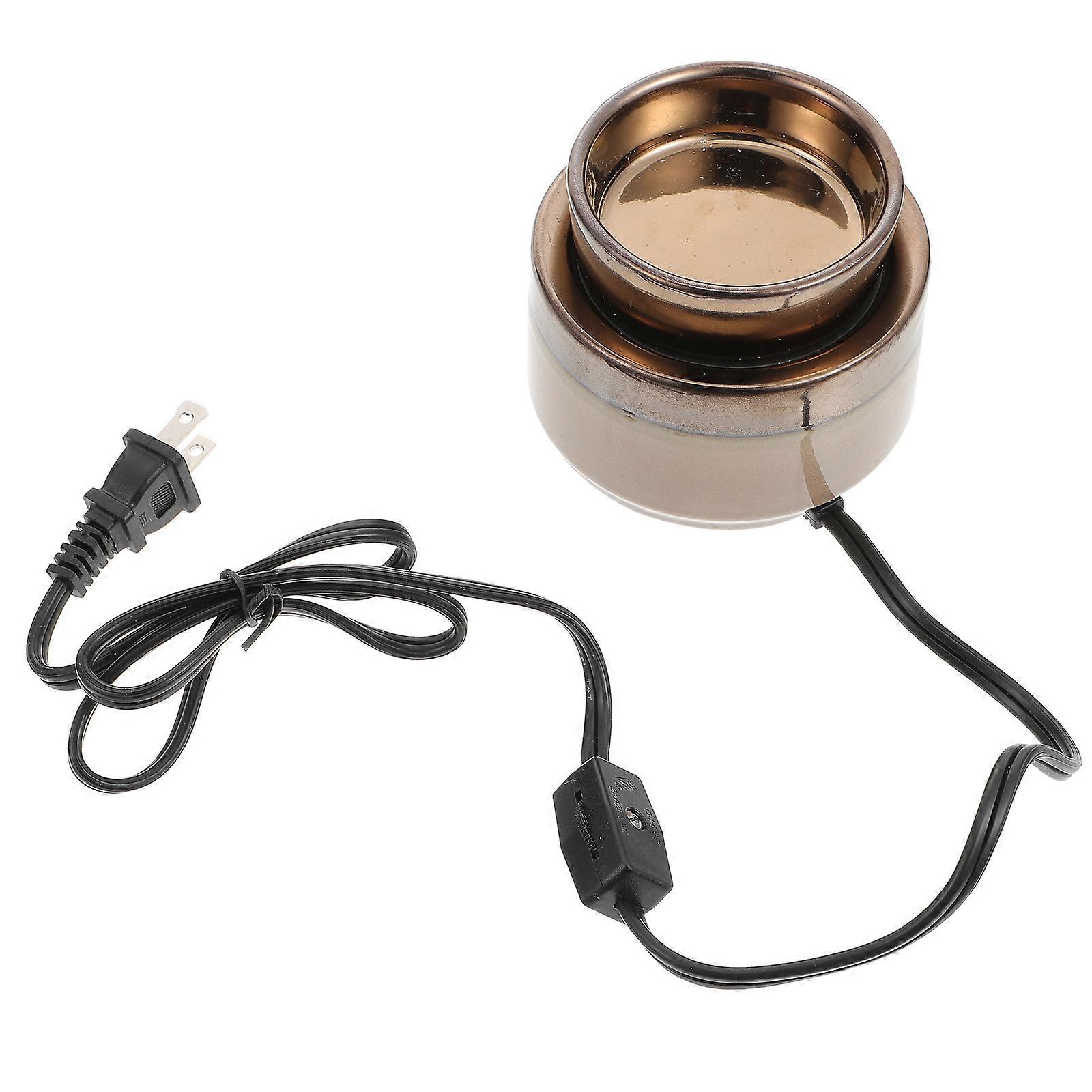 Wax Heater Mini Melting Machine For Home Use Cylindrical Golden Color 1Pack