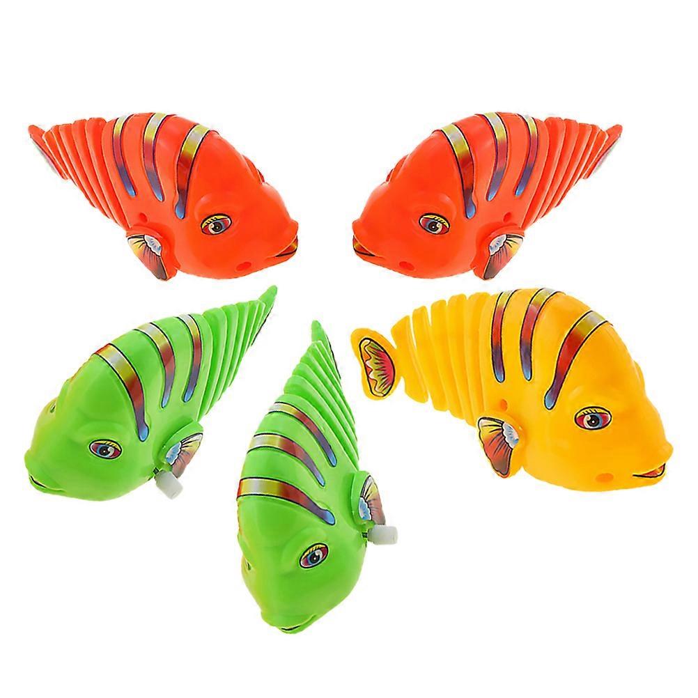 Here's a polished and engaging product description for your **5pcs Wind Up Cartoon Fish**:
### 🐟 **5pcs Wind Up Cartoon Fish – Fun & Interactive