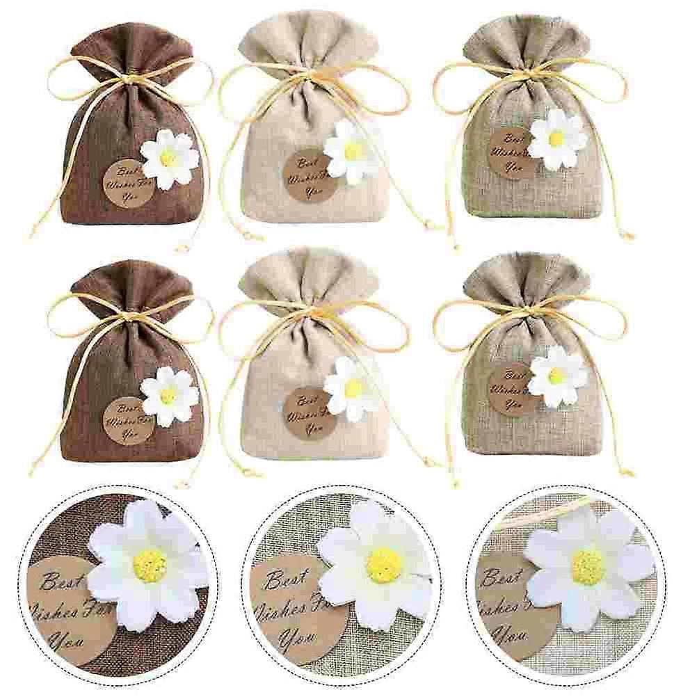 6 Pcs Empty Lavender Sachet Bag Fragrance Sachet Wardrobe Hangings for Home Car