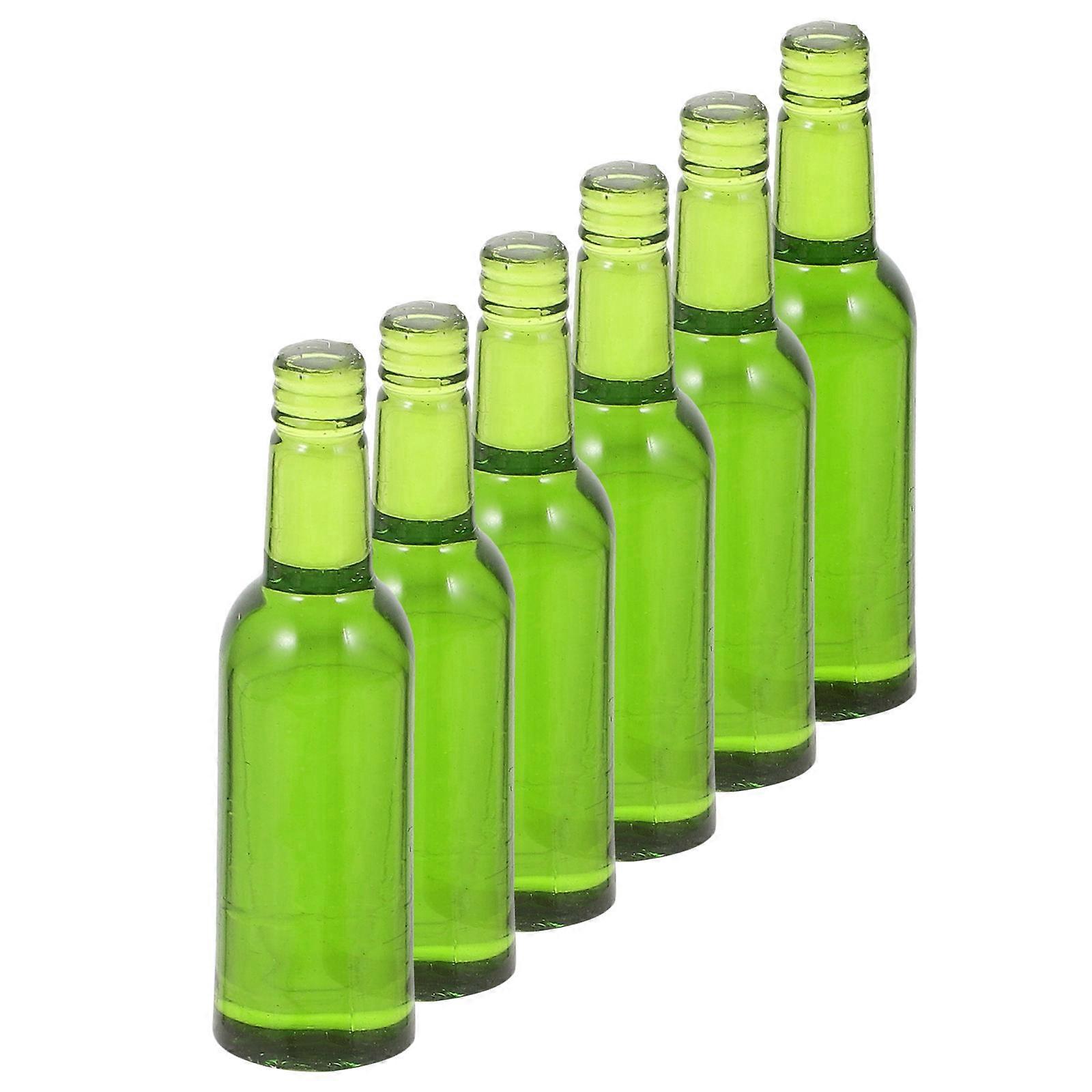 Functional Miniature Beer Bottles for Doll House Interiors,
