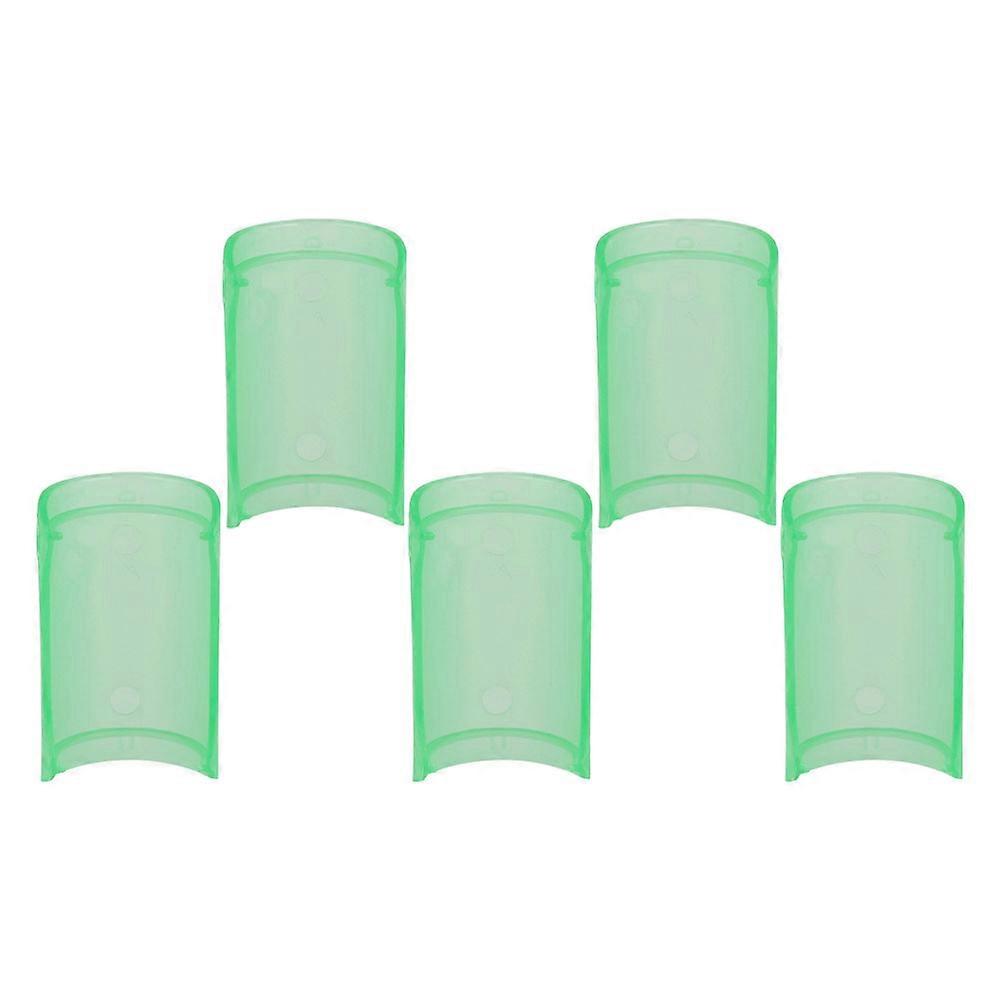 Five Piece Light Yellow ABS Plastic Flute Protective Covers for Instrument Safety