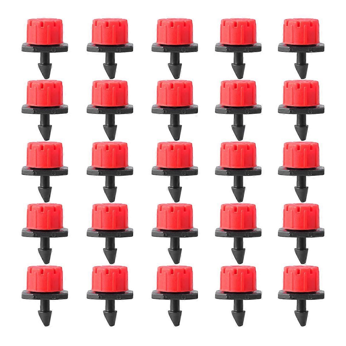 1 Pack 25pcs Garden Atomizing Spray head Small Automatic Watering Sprinkler Gardening Irrigation Spray Nozzle (Assorted Color)