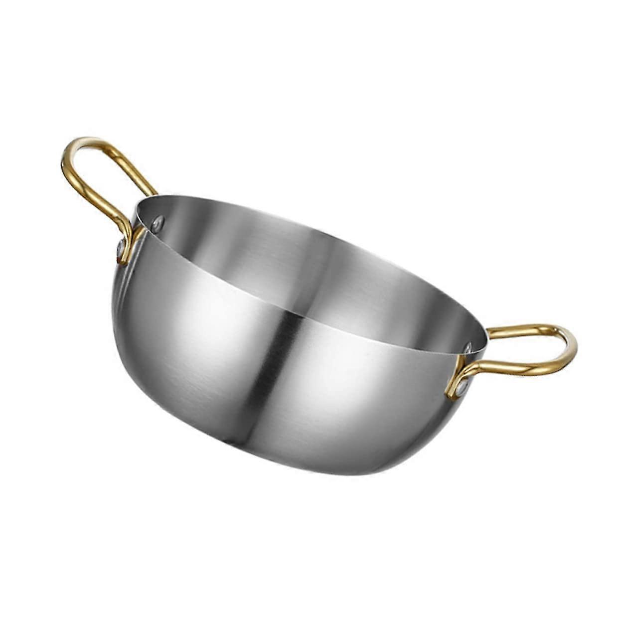 Instant Noodle Pot with Double Handle for Ramen and Soups, Suitable for Gas and Induction Stove, Energy Efficient, Smooth Inner Wall