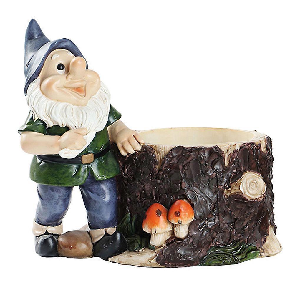 Decorative Resin Planter Elves Shaped Pot for Use 1Pcs Garden Ornament