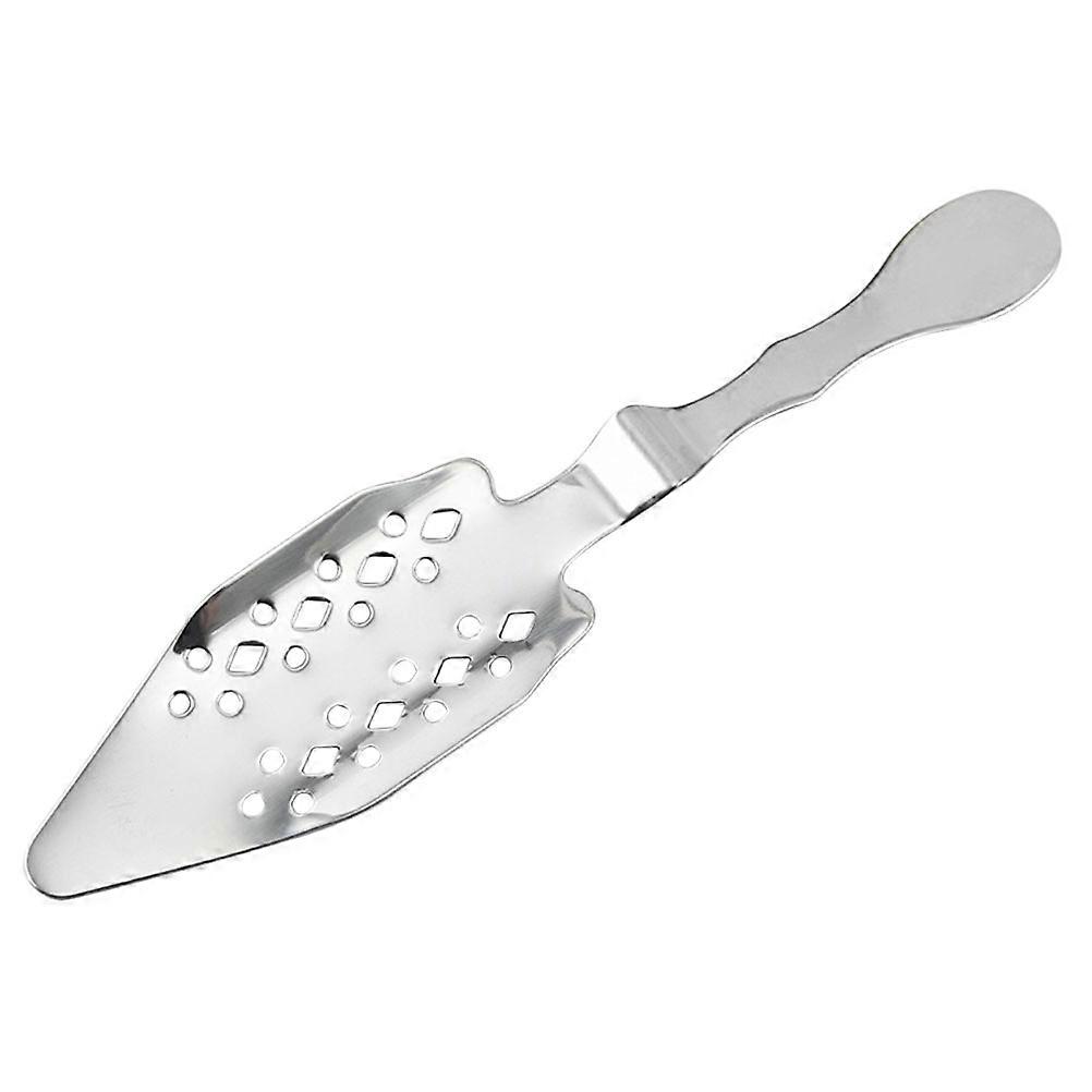 Handheld Absinthe Dripper with Mesh Filter Made from Stainless Steel for Cocktail Purification Silver