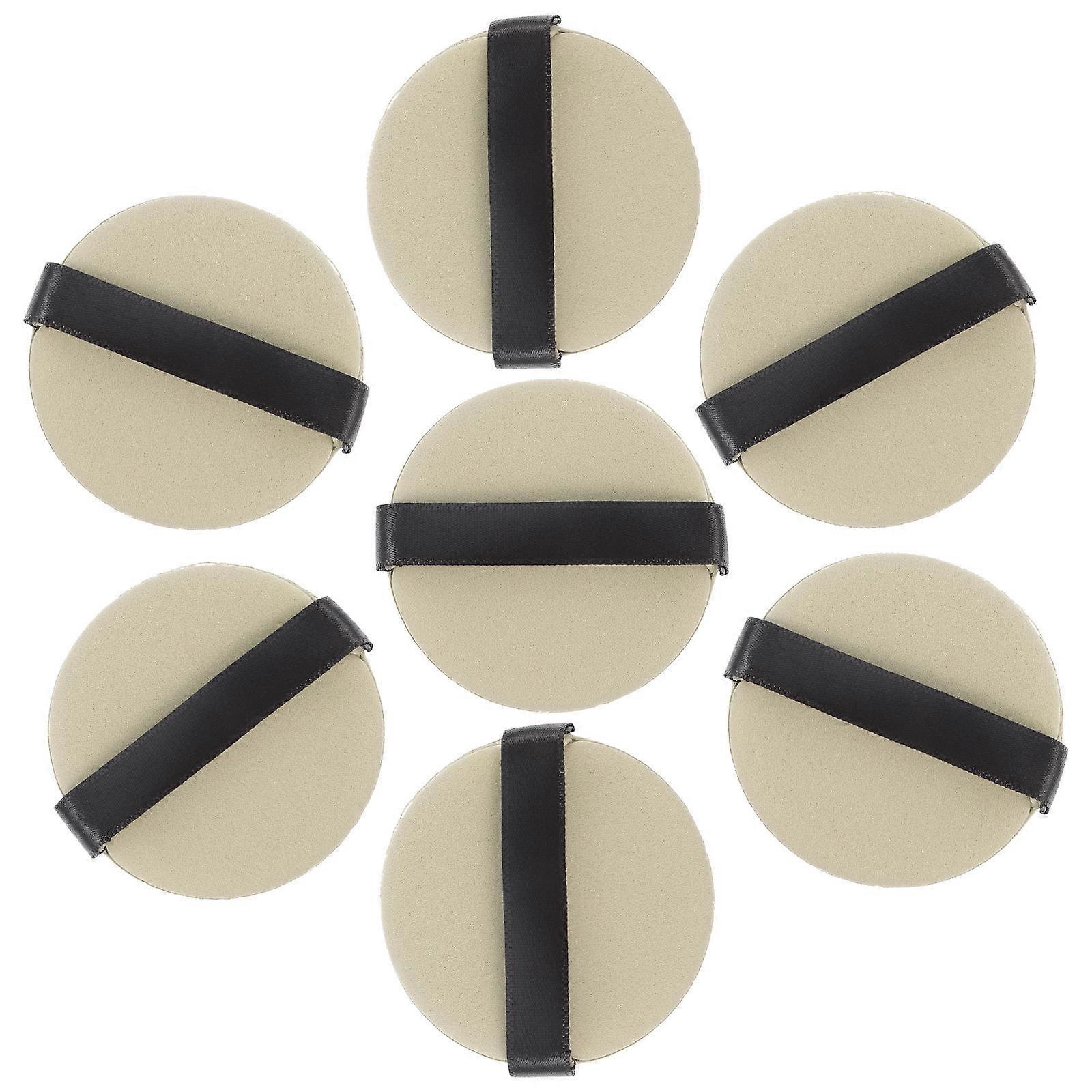 Foundation Makeup Sponge 7Pcs For Face Powder Application Smooth Touch Non-Latex Material Dual Use