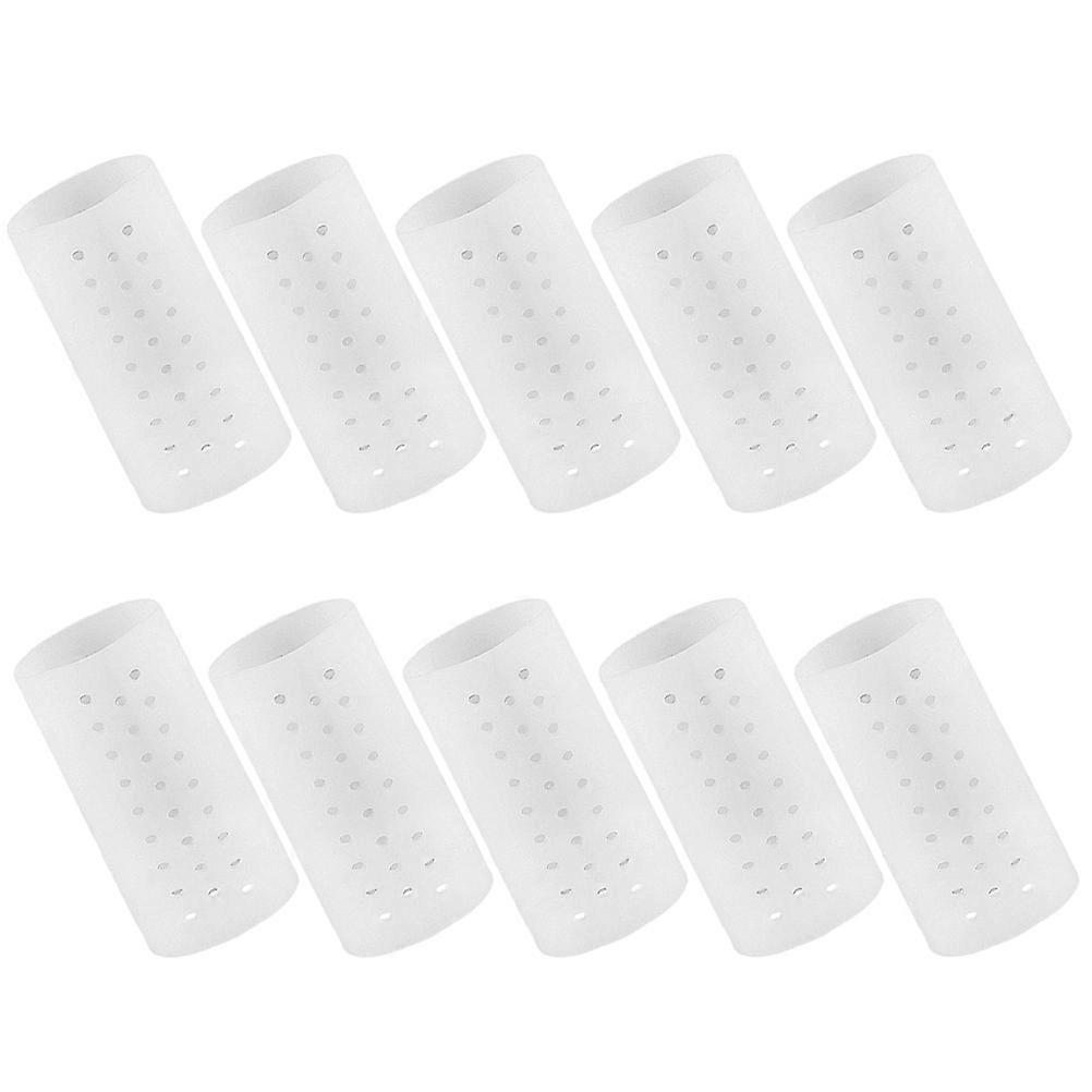 Anti-Friction 5 Pairs For Daily Use High Heels Sports 5Cm-L White SEBS Material