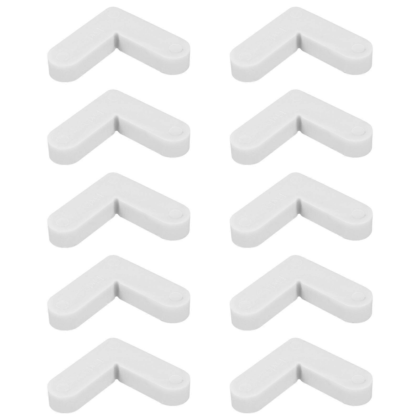 10pcs Nylon Corner Brackets for Window Screen Repair – Fixed Angle Joint Fasteners for Versatile Screen Door Connections