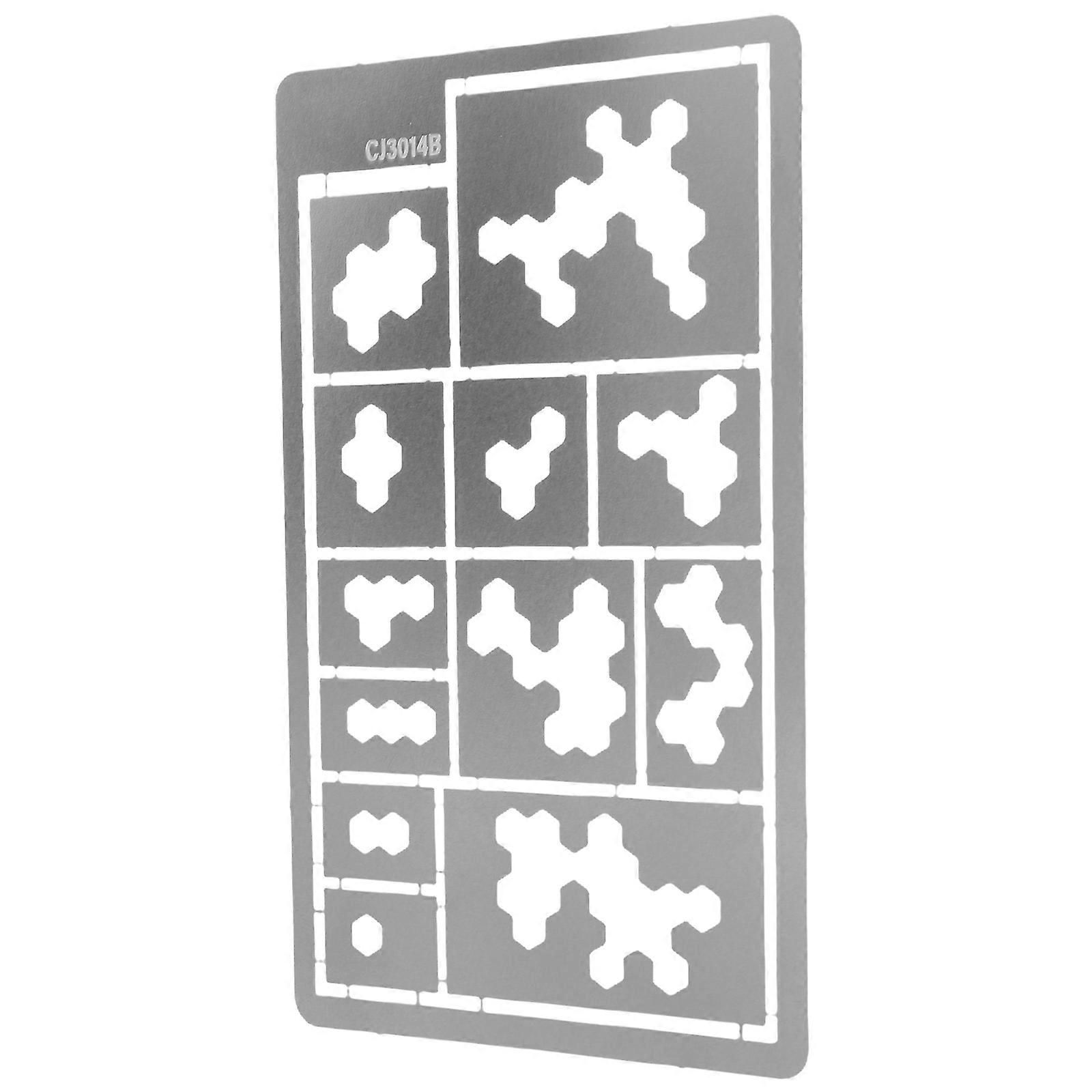 Durable Reusable Camouflage Stencil Spray Plate Template for DIY Painting Projects and Model Enthusiasts