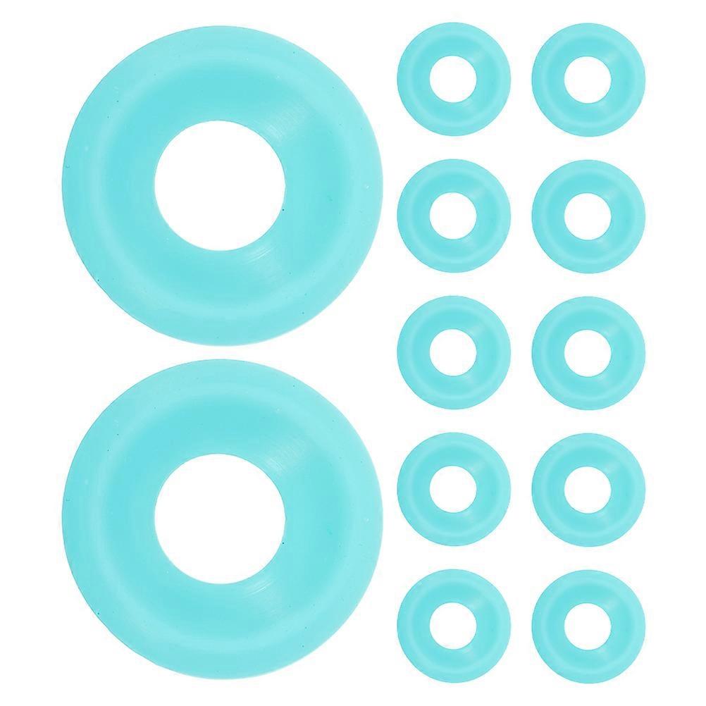 Silicone Bottle Gasket Seals for Home Use Skyblue Leakproof Design with High Efficiency Seal Fits Various Bottles 12 Pieces
