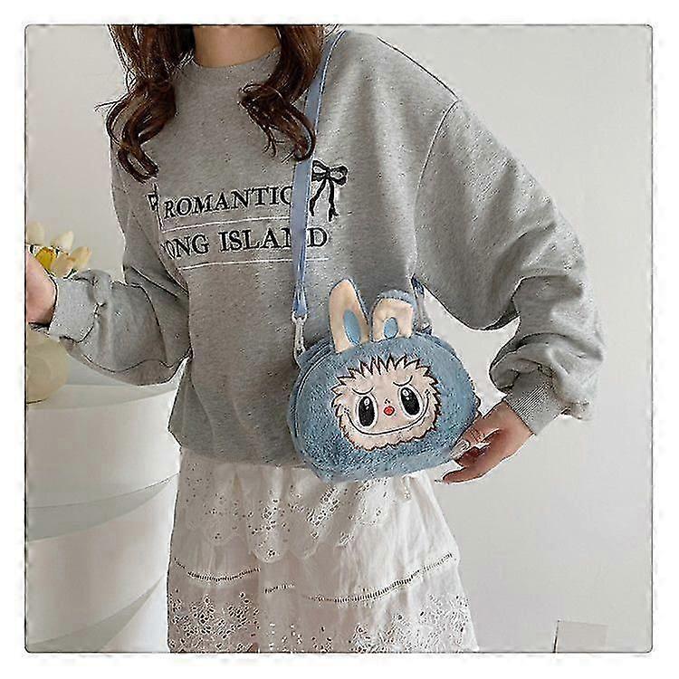 Labubu أفخم لعبة حقيبة الكتف حقائب رسول حقيبة مستحضرات التجميل الاطفال الفتيات هدية