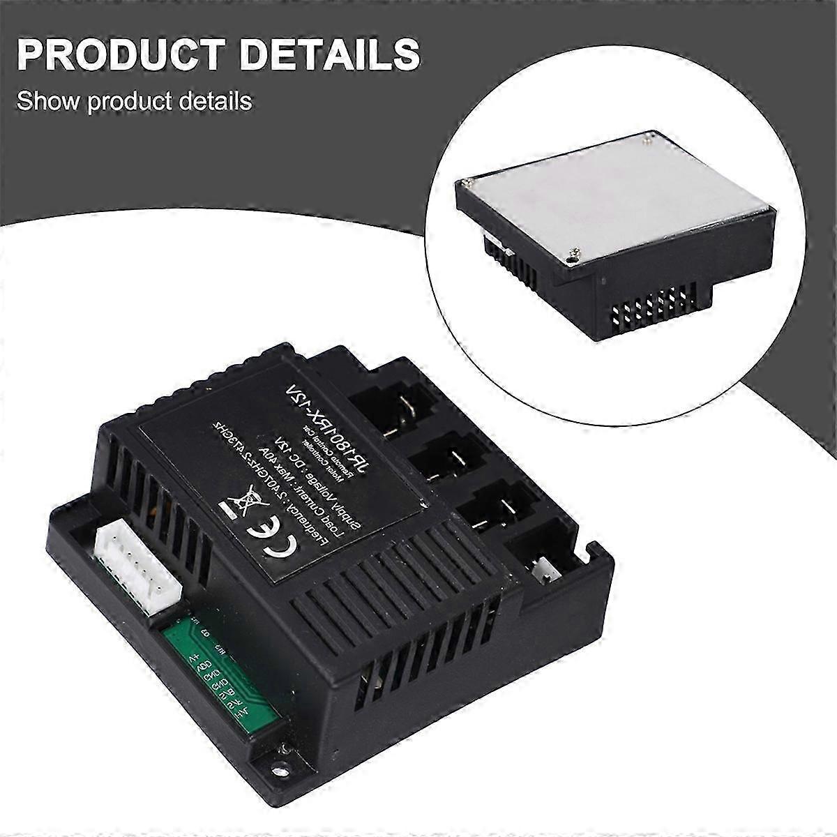 جهاز استقبال JR1801RX-12 فولت للأطفال سيارة كهربائية 2.4G جهاز تحكم عن بعد على الطرق السريعة