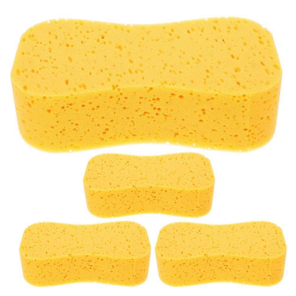 4pcs High-density Car Wash Sponge Soft And Scratch-free Dusting Sponge For Efficient Vehicle Cleaning Car Detailing And Marine Use
