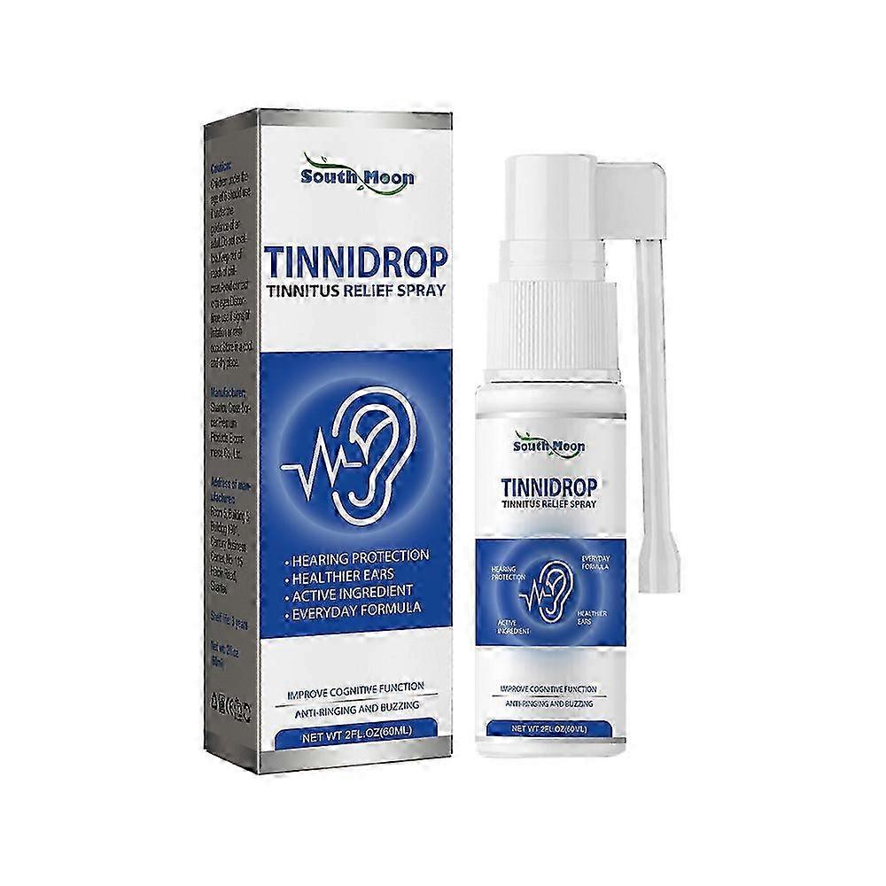 1-3PCS TinniDrop Tinnitus Relief Spray 60ml Μαλακώστε το κερί αυτιού Καθαρίστε την απόφραξη του καναλιού του αυτιού Βελτιώστε την κώφωση εμβοών ακρόασης