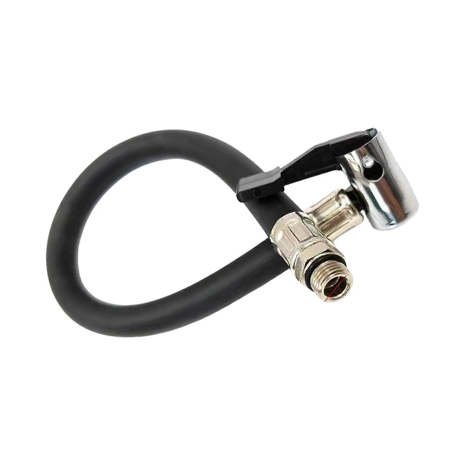 Tire Inflator Extension Hose Adapter With Quick-Release Button, Air Chuck For Tire Valves, 12.5 C Size