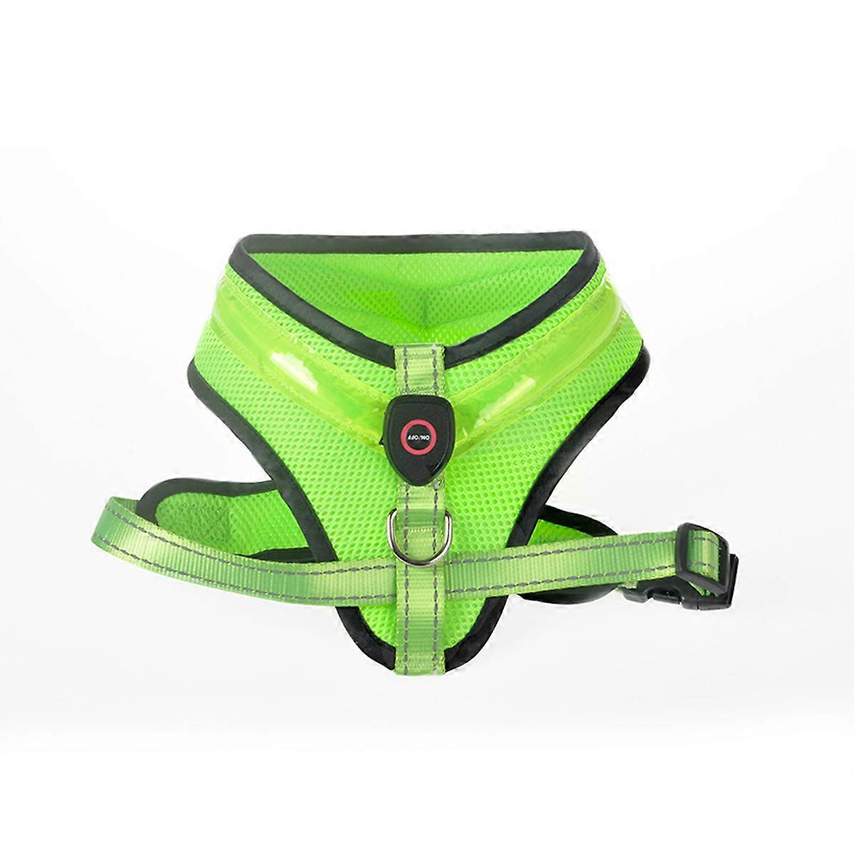 Luminous Dog Harness, Rechargeable, Adjustable, Small, Medium and Large Sizes