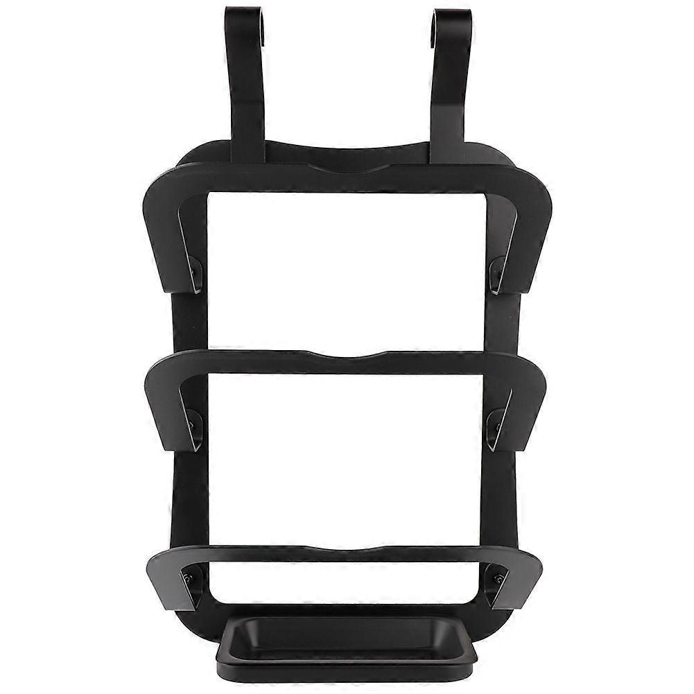 Double-layer pot and pan lid storage organizer rack