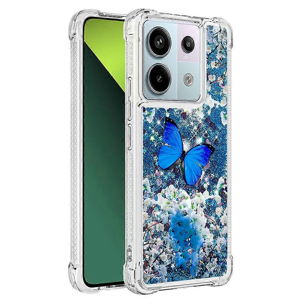 For Xiaomi Redmi Note 13 Pro 5G/Poco X6 5G TPU Case with Quicksand and Pattern Printed