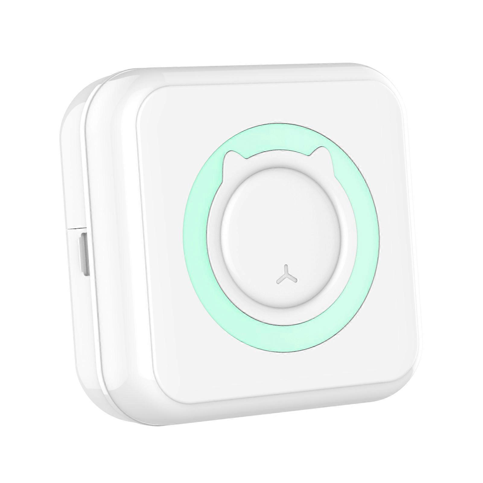 Wirelessly Mini Thermal Printer BT 200dpi Photo Label Memo Wrong Question Printing with 1 Roll Paper