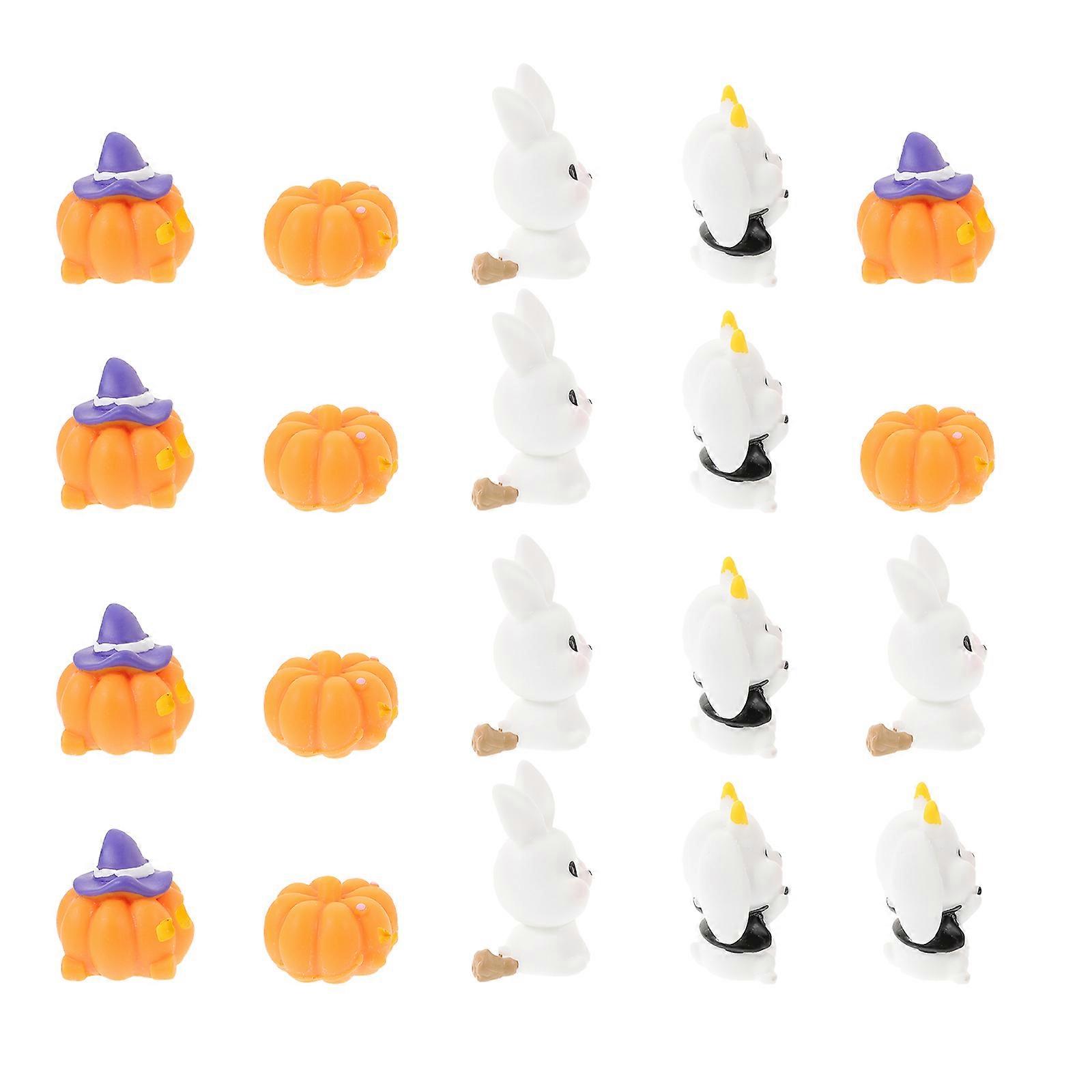 Resin Figures Scene Layout Prop Office Decoration Assorted Color Stability and Durability for 20Pcs