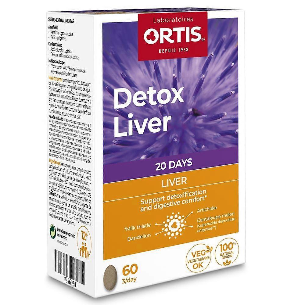 Ortis Detox Liver 60 tabs - 3 Pack