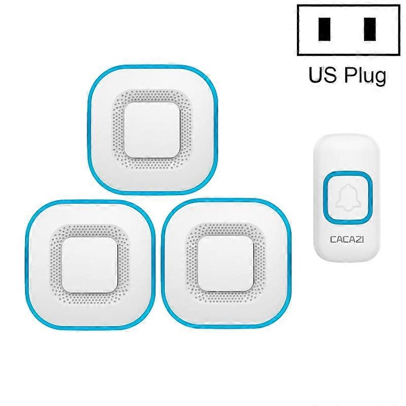 Remote Electronic Waterproof Doorbell US Plug