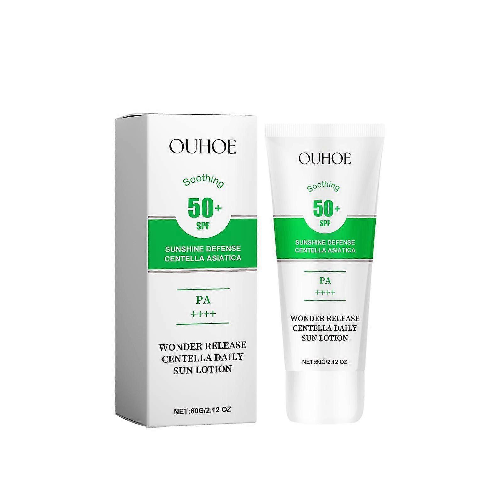 OUHOE Snow Grass Sunscreen Summer Protection Moisturizing Clear Water Locking Moisturizing Mild Isolation Protective Cream