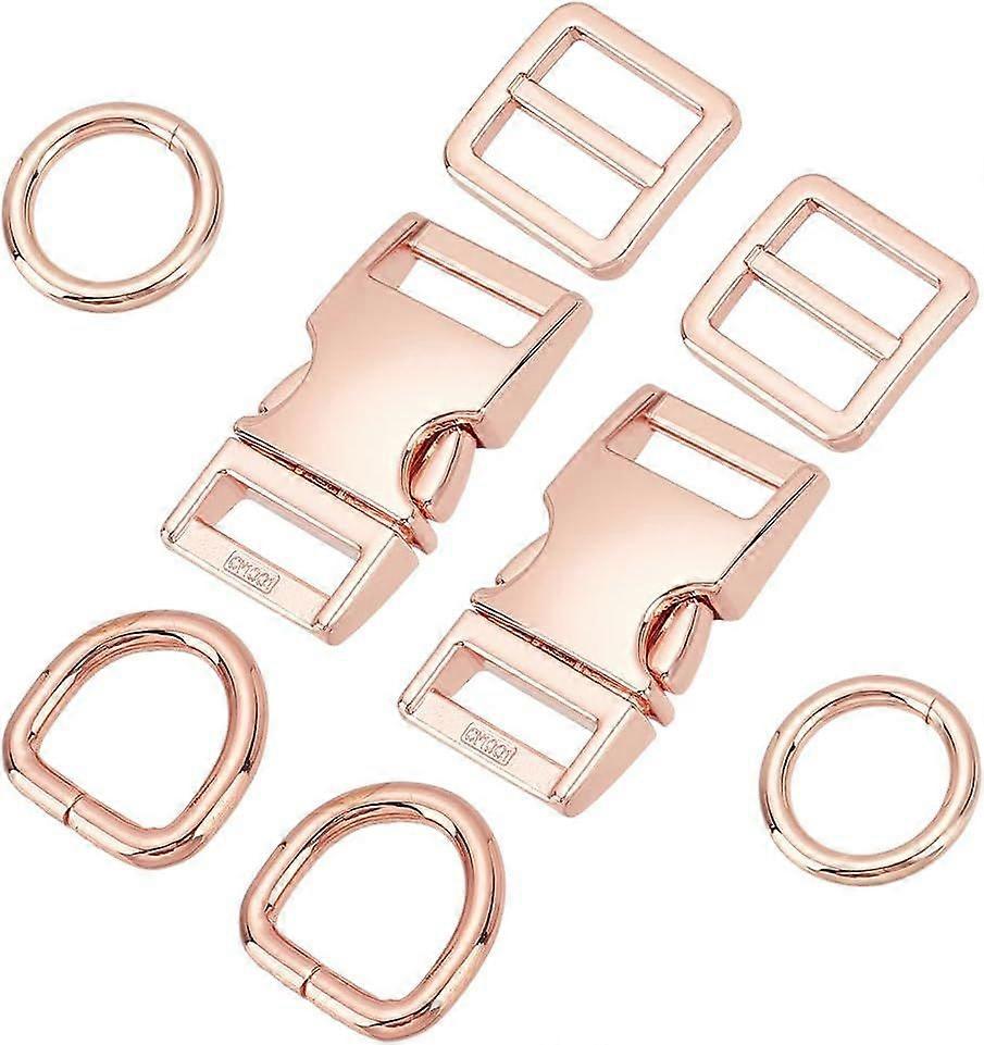 4 ensemble assorti de boucles en métal en alliage de zinc ensembles de fixations pour sangle en nylon