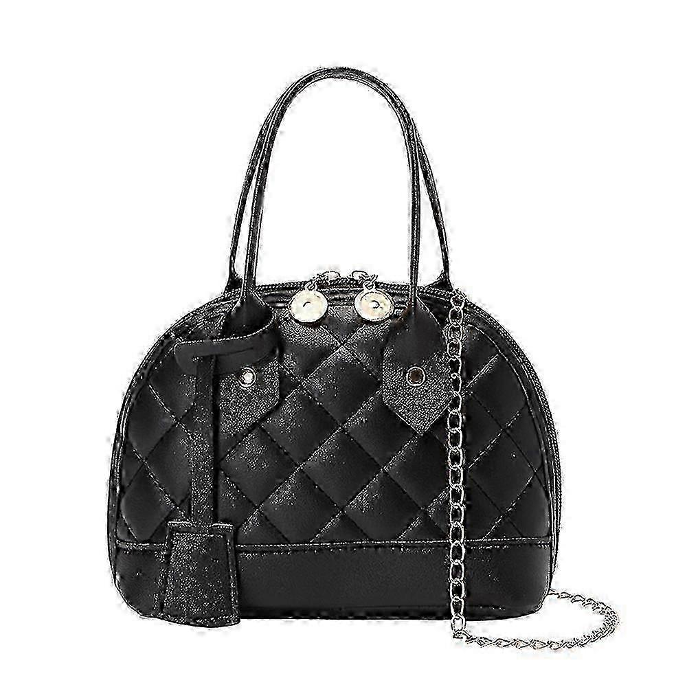 Mädchen Mini Shell Satchel Geldbörse Top Handle Handtasche Kette Umhängetasche