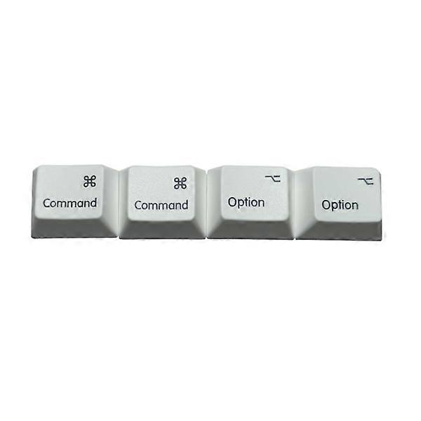 4 Pcs Common Option Keycaps Replacement PBT Dye Sub for Mac Keycaps R1 for Mechanical Keyboards Keycaps 1.25U 1.25X for