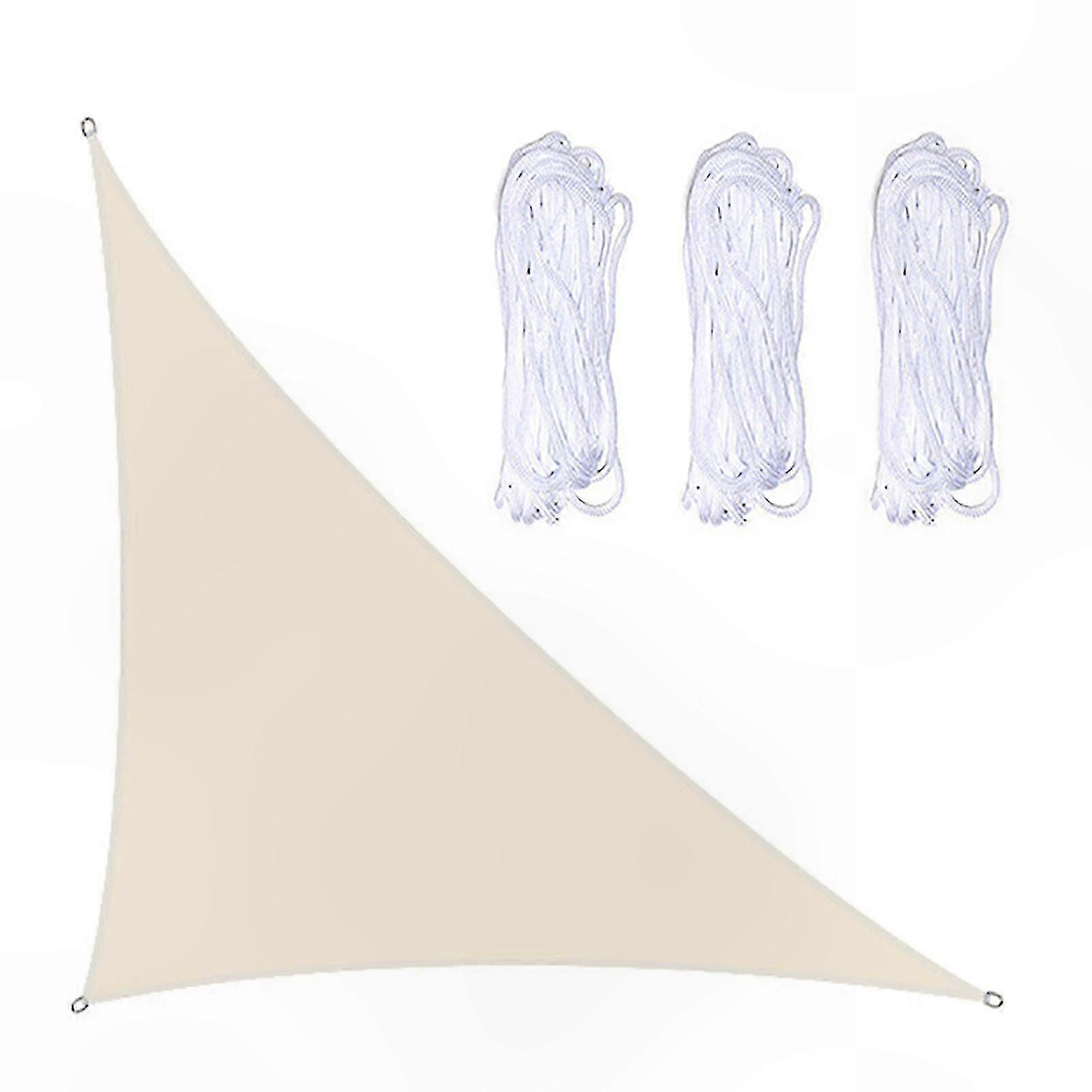 Right Angle Shade Sail, 3m x 4m x 5m Sun Protection with Hardware Kits, Waterproof Design, Includes 3 Ropes for Easy Installation