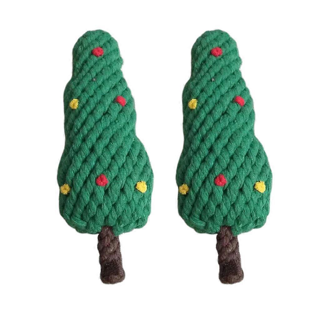 Durable Cotton Rope Dog Chewing Toys for Pet Use 2pcs Set