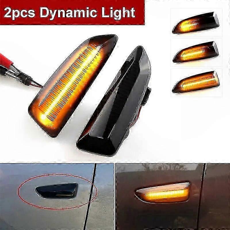 Dynamic LED Turn Signal Light for Side Fender Marker Opel Vauxhall Astra J K Crossland X Grandland Insignia B Zafira C