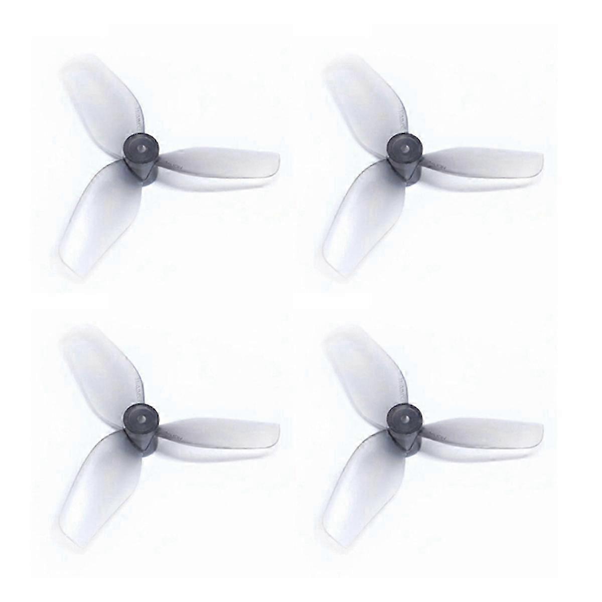 2Pairs 31mm 3-Blade PC Propeller with 1.0mm Shaft for Meteor65 & Air65 Quadcopter in Gray